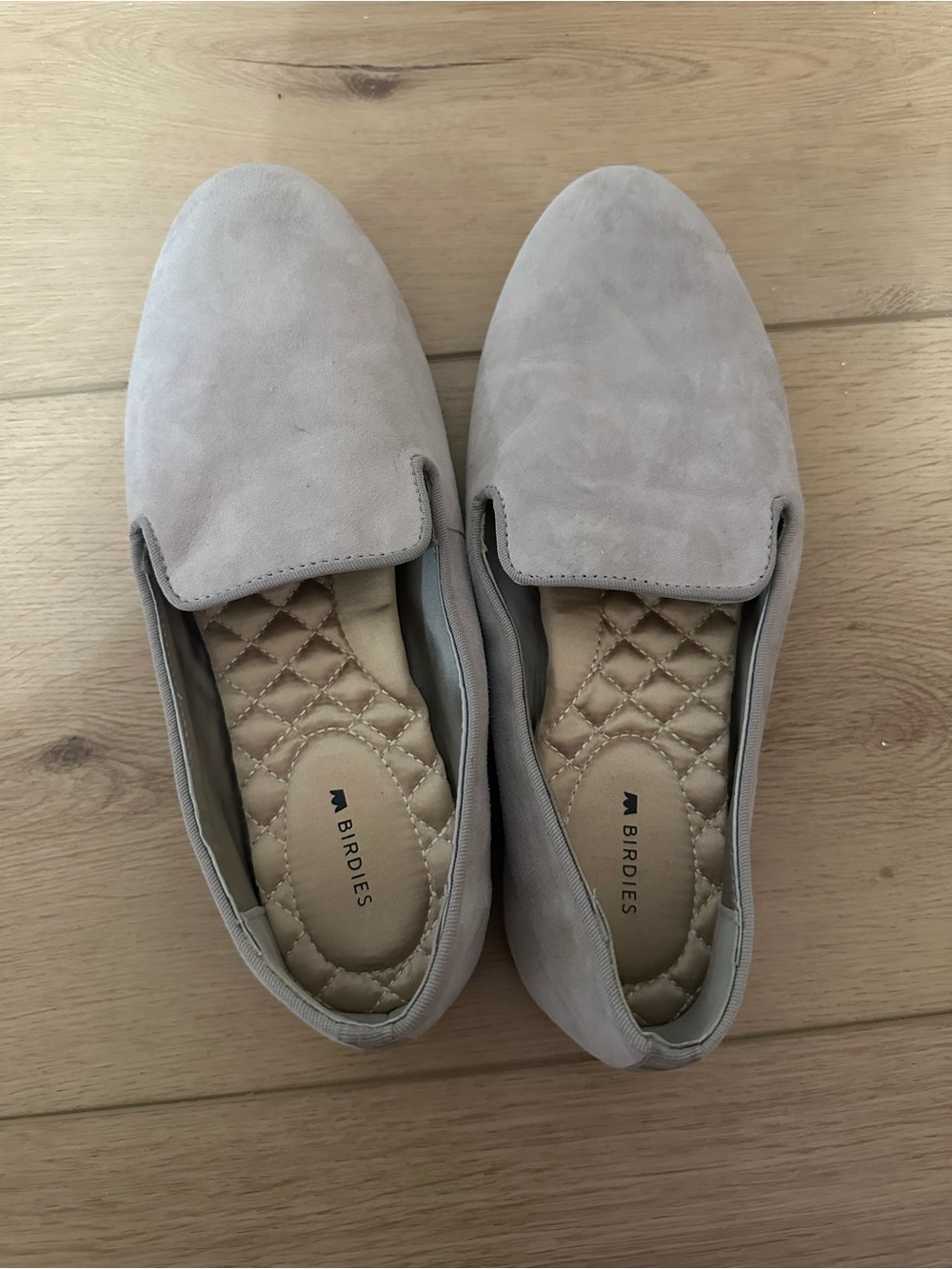 Birdies Blush Pink Suede Flats